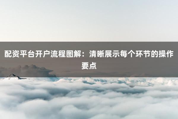 配资平台开户流程图解:清晰展示每个环节的操作要点