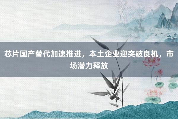 芯片国产替代加速推进，本土企业迎突破良机，市场潜力释放