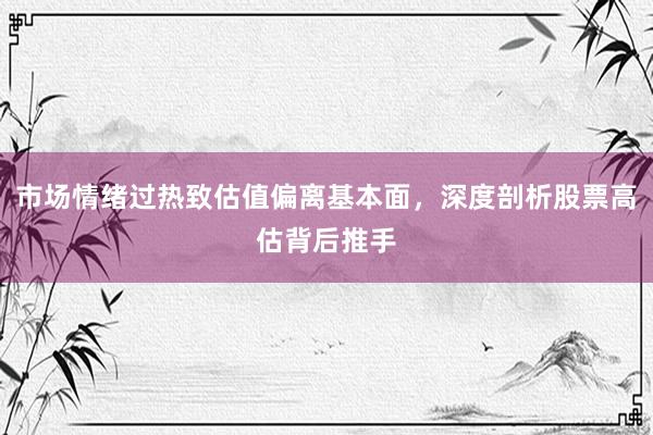 市场情绪过热致估值偏离基本面，深度剖析股票高估背后推手